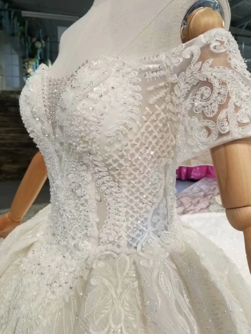 champagne prom dresses 2021 off the shoulder lace appliques flowers hand made flowers ball gown elegant evening dresses