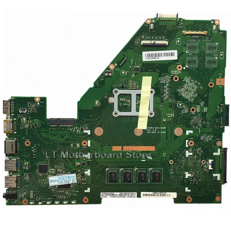 X550CA материнских плат rev: 2,0 I5-3337 4 ГБ для ноутбука ASUS R510CA X550C A550C X550CC Материнская плата ноутбука X550CA материнская плата X550CA материнская плата
