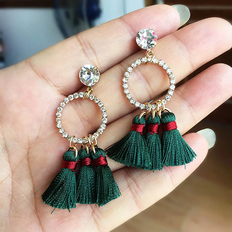 Женские серьги с кисточками Sehuoran Oorbellen 2018 Brinco Boho эффектные модные ювелирные