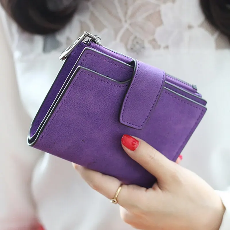 MoneRffi Women's Wallet Short Cute Students Small Fresh Young Fashion | Багаж и сумки