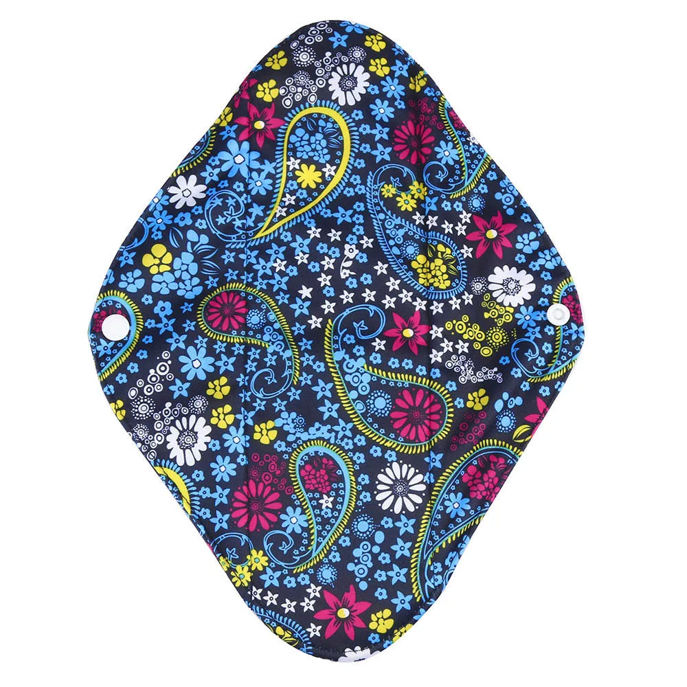 Многоразовые бамбуковые тканевые моющиеся менструальные прокладки для мам