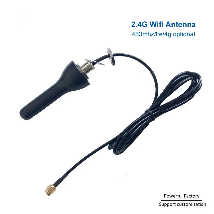Ipex 2 4g Wi-Fi антенна наружная Водонепроницаемая GSM/GRPS 433mhz lte с SMA male 1 шт. | Мобильные