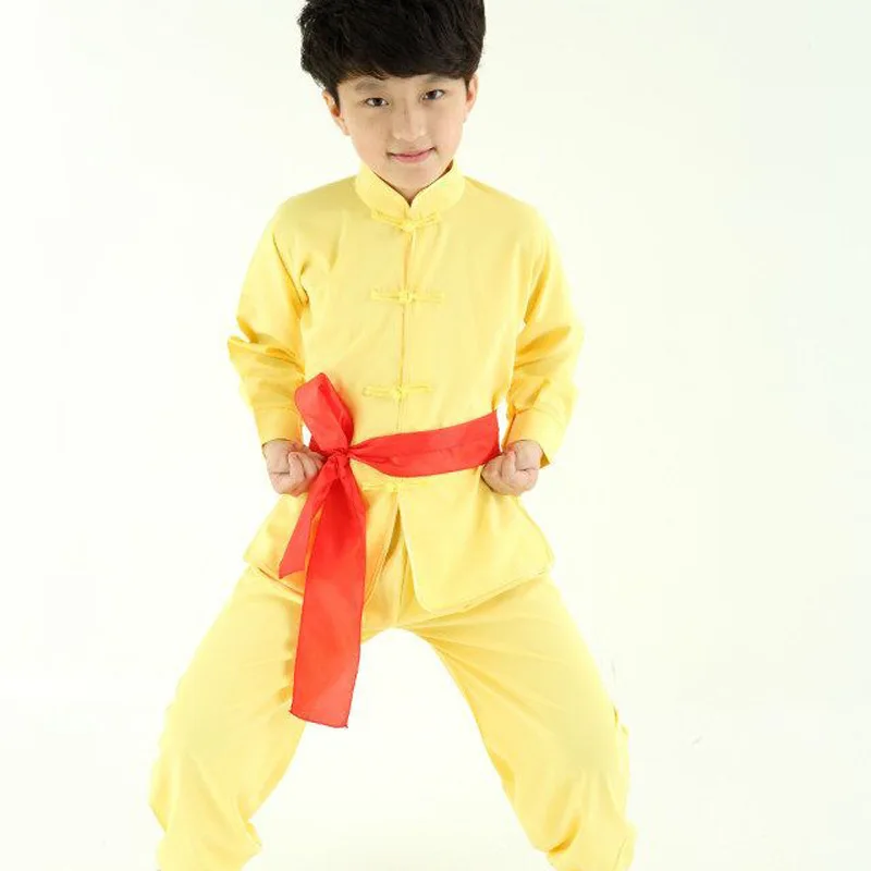 2017 Новый китайский стиль детская китайская форма для кунгфу мальчиков и девочек