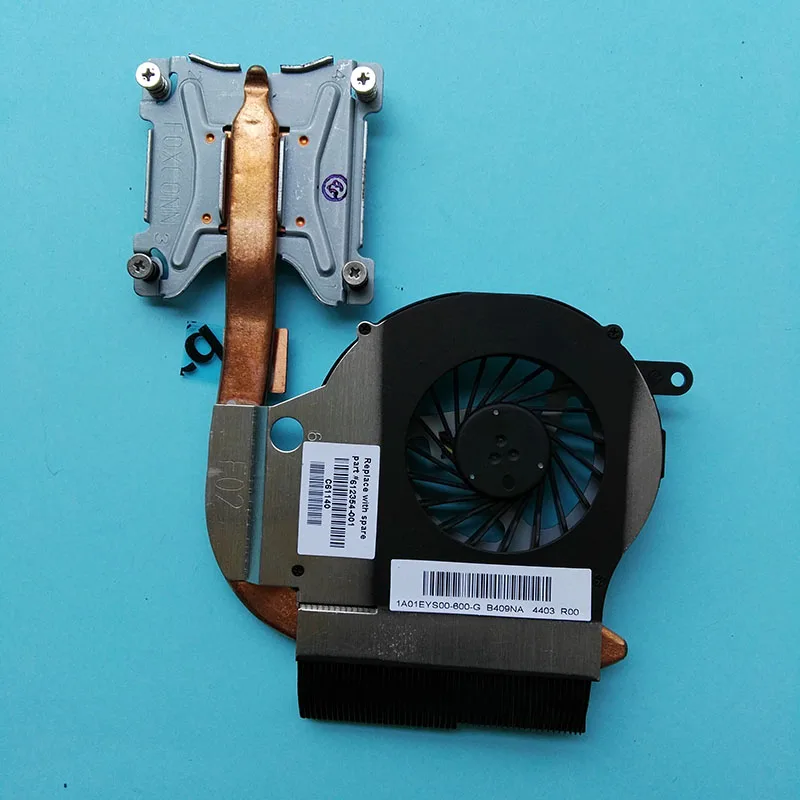 Новый радиатора Вентилятор охлаждения для HP CQ62 G72 G72T CQ72 Процессор вентилятор 612354