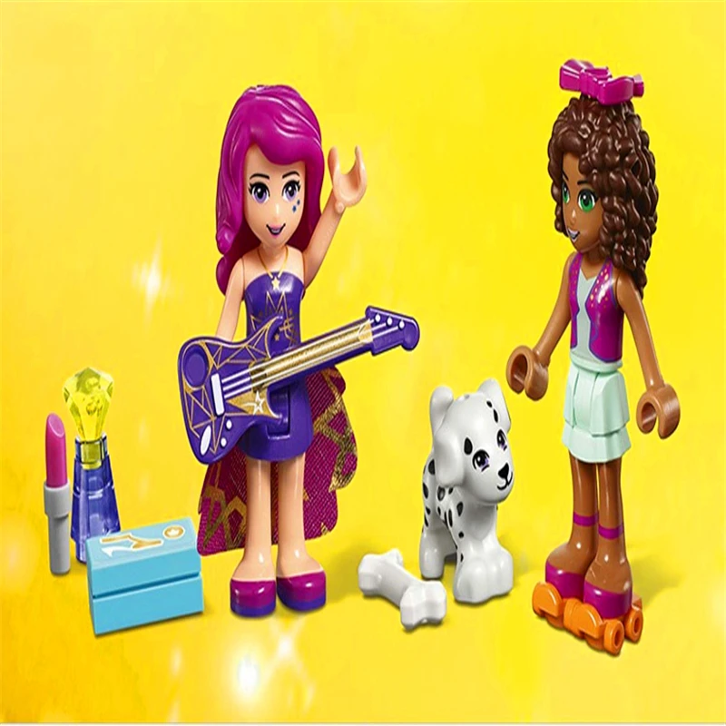 BELA 10498 друзья Livi's Pop Star House Эмма строительные блоки наборы кирпичные совместимые 41135 Technic игрушки для детей