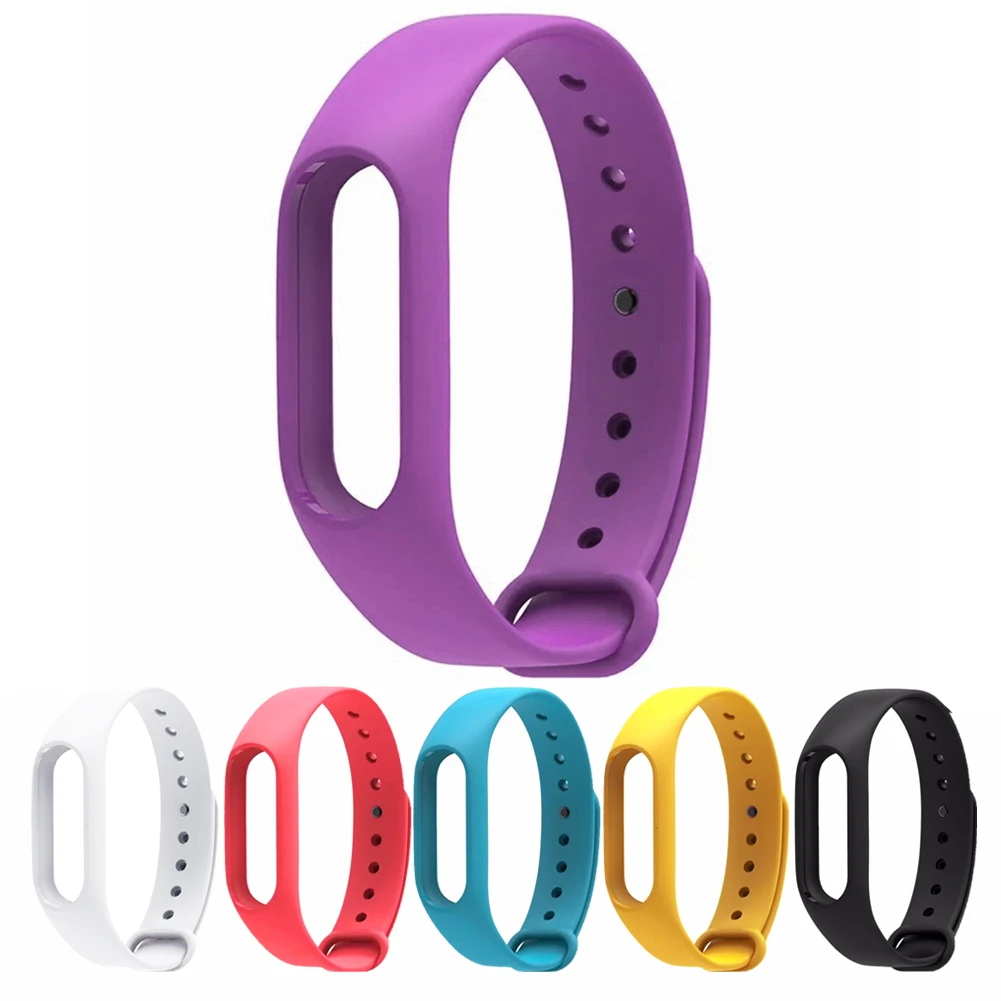 Сменный ремешок для часов силиконовый браслет Xiaomi Mi Band 2 без датчика | Электроника