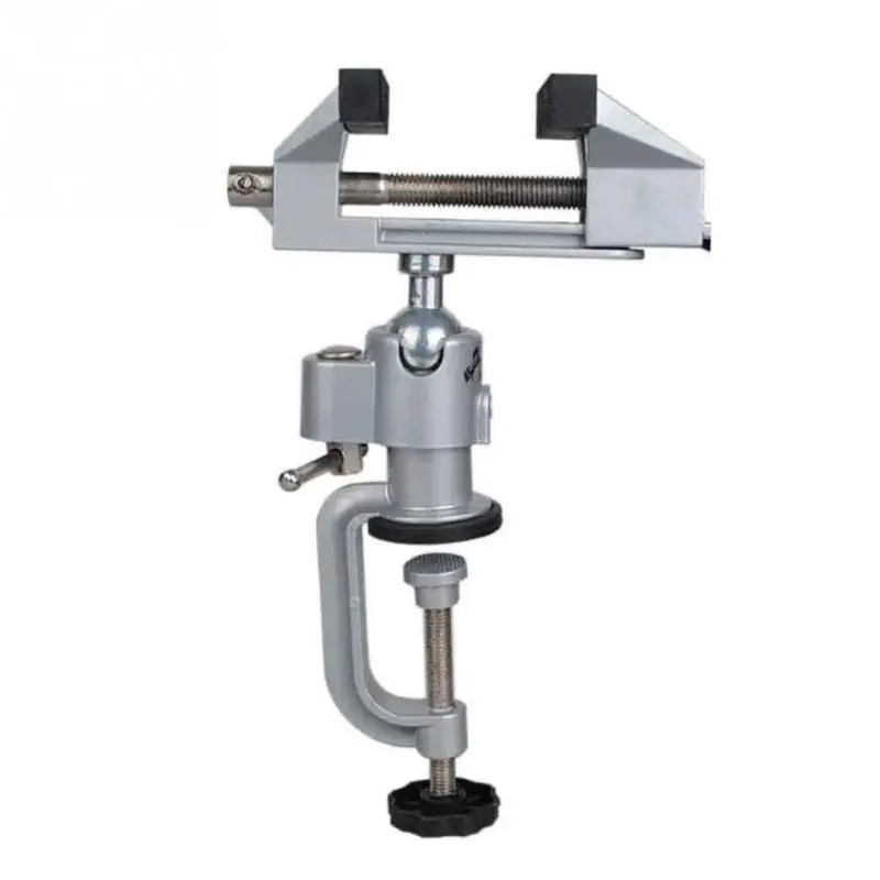 Bench Vise Скамья тиски 360 зажим Настольный шлифовальный станок держатель сверла Dremel для вращающегося инструмента ремесленные модели инструменты металлические рабочие ювелирные изделия делая инструмент - Цвет: Bench Vise
