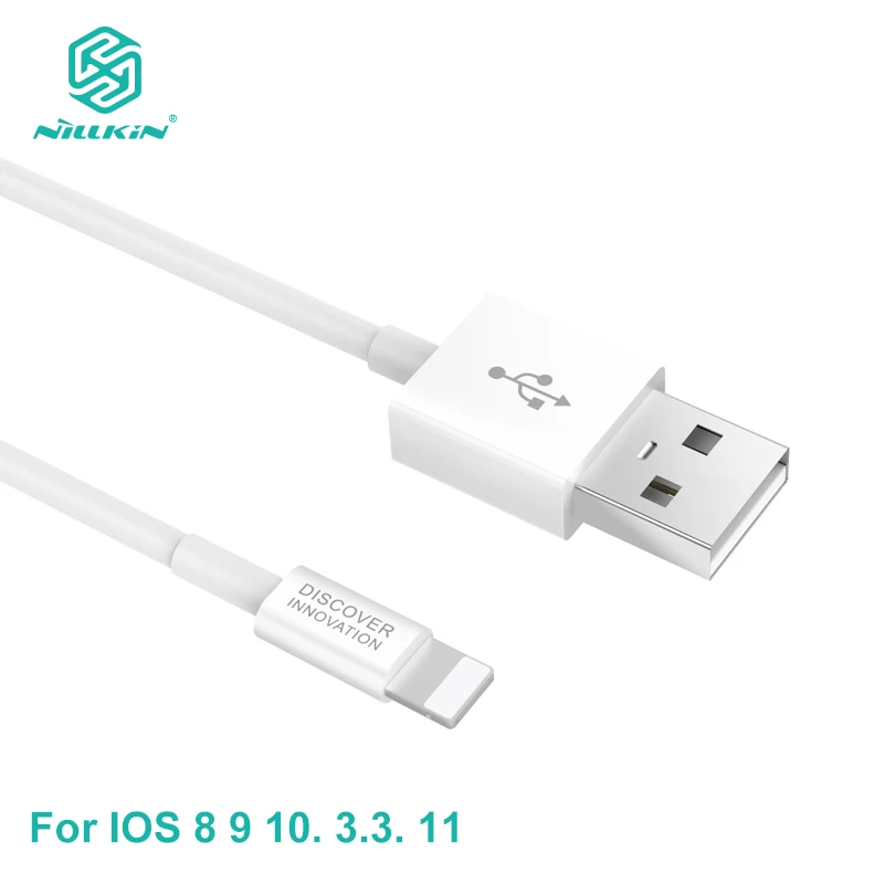 NILLKIN USB кабель для iPhone XS Max/XR/X/6 7 8 Plus/5S SE для iPad мобильный телефон зарядное устройство кабели USB кабель для передачи данных
