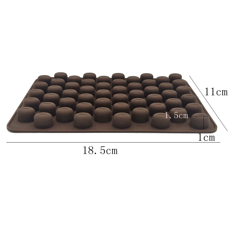 Силиконовая форма для шоколада в виде кофейных зерен 55 отверстий | Дом и сад
