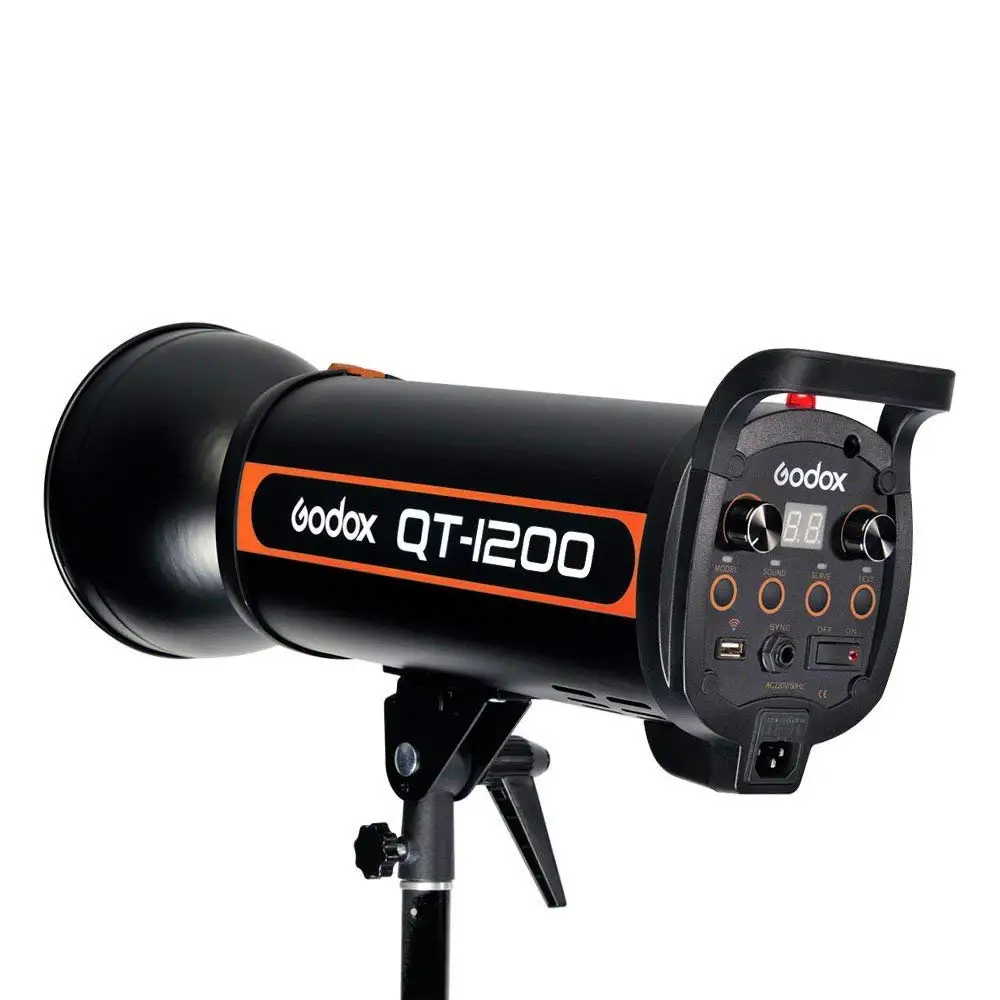 Студийная Стробоскопическая фотовспышка Godox QT 1200 QT1200II 1200Ws для портретной модной