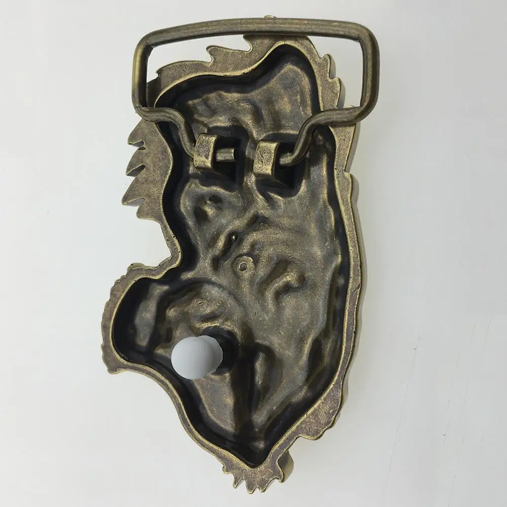 CUKUP 2018 DIY 3D голова льва латунные пряжки ремня в китайском стиле Новый дизайнерский