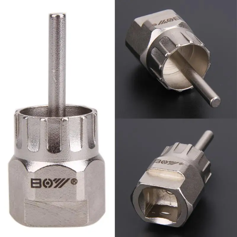 

Stainless Steel Freewheel Tools Kit for Shimano Cassette Center Lock Disc Brakes Installer Multitool Remover Tools For Bicycle