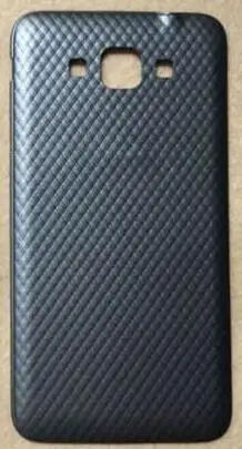 Оригинальная средняя рамка батарейного отсека+ Боковая кнопка для samsung Galaxy Grand Max G7200 - Цвет: back case gray