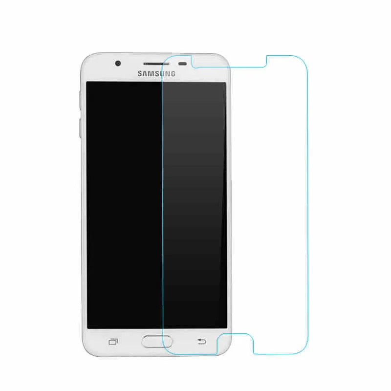 2 шт для стекла Samsung Galaxy J7 Prime Защитная пленка экрана из закаленного стеклянная