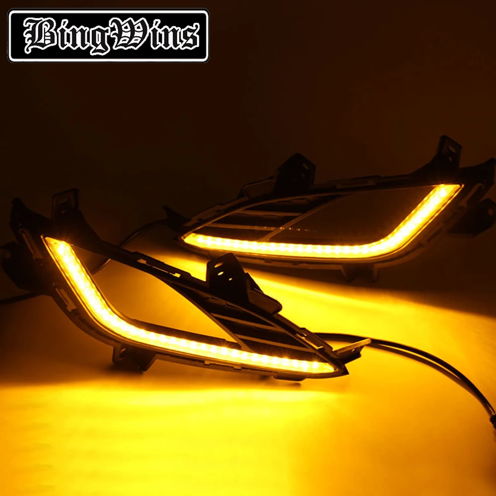 

Good quality For High bright&Best Quality 2012-2015 Hyundai Elantra LED Daytime Running Light (DRL) Fog light with turn sign