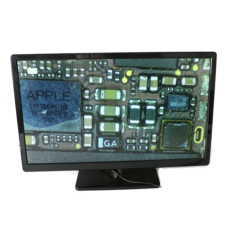 16MP 60/FPS 1080 P HDMI C-Mount Видео промышленный микроскоп камера рекордер+ 1" HD IPS Display lcd+ 4 Гб TF карта для PCB