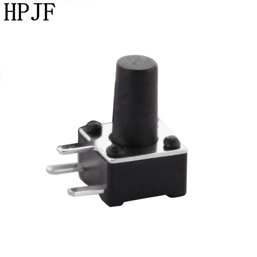 4.5x4.5xL = 3 8/4 3/4 5/4 8/5 0/6 0/7 0/8 0 мм высокое правый угол Pin Dip сбоку Actile Такт кнопочный