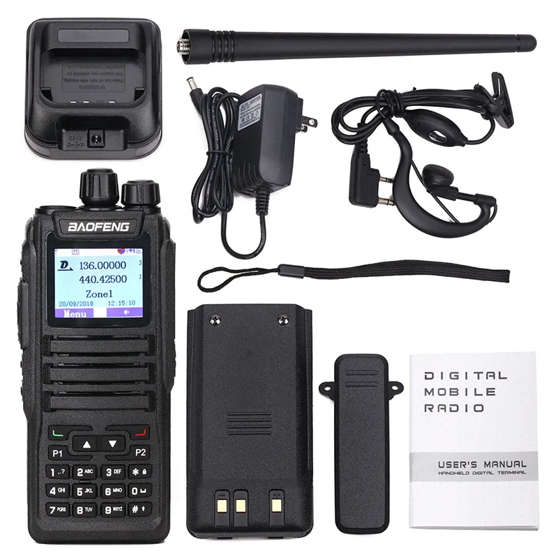 Рация Baofeng с двойным временем цифровой/аналоговый повторитель DMR совместимая SMS