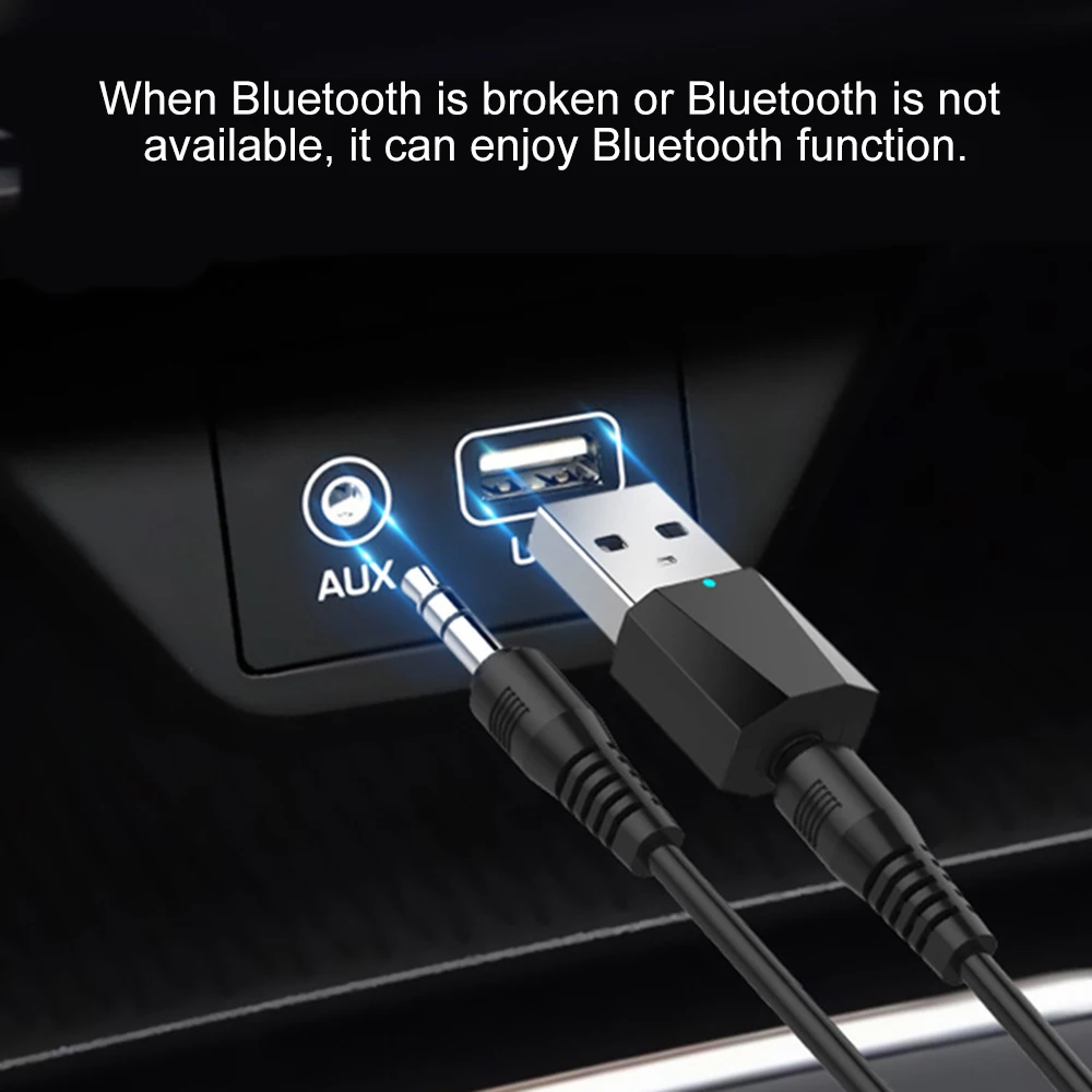 Bluetooth адаптер с разъемом 3 5 мм Автомобильный USB для компьютера беспроводная