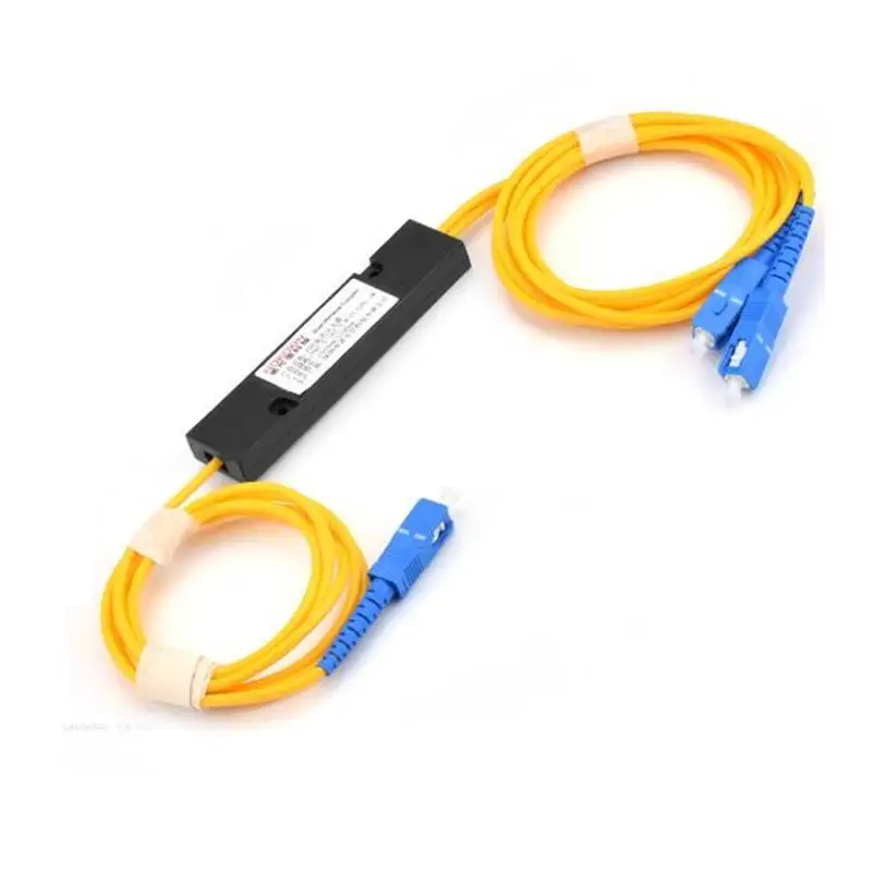 1310/50/50 нм коэффициент связи SC/UPC ABS коробка тип 1x2 соединитель 1*2 FBT|Детали устройств