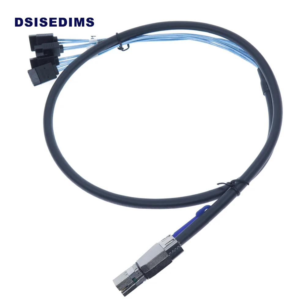 Оптовая продажа внешний мини SAS HD SFF-8644 4 SATA 7 Pin 12 Гбит/с жесткий диск данных сервер