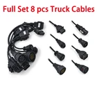5 шт., полный набор, 8 шт. кабелей для грузовиков для WOW snooper VD TCS CDP multidiag pro, соединительные кабели, диагностический инструмент