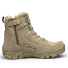 Ботинки мужские тактические, военные ботинки для пустыни, для активного отдыха, модная повседневная обувь, водонепроницаемые рабочие ботинки, Осень-зима