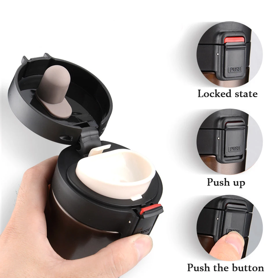 Transhome стакан из нержавеющей стали thermocup кофе кружки 380 мл THERMOS Мода изоляции