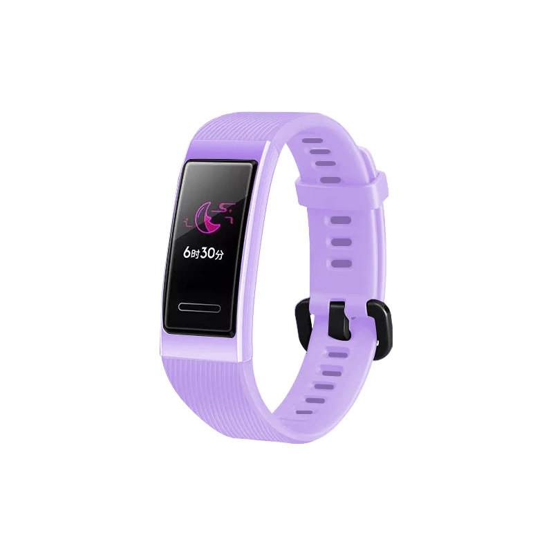Фото Цветной силиконовый спортивный ремешок AKBNSTED для Huawei Band 3/3 Pro/4 Pro, сменный Браслет для смарт-часов Huawei Band 4 Pro №5