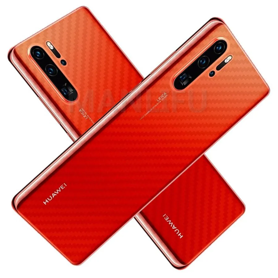 Защитная 3d пленка из углеродного волокна для задней панели экрана Huawei P30 P20 Pro