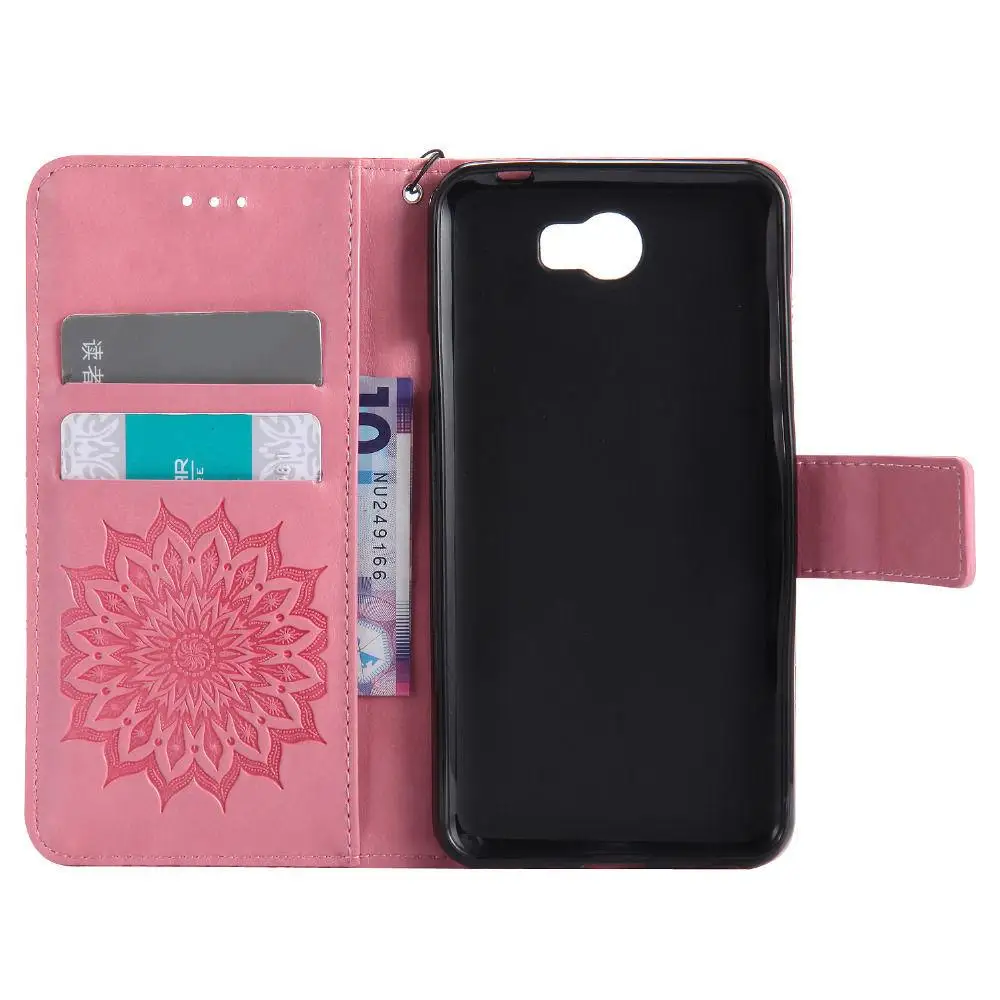 Для huawei Y5 II Y 5 2 CUN-U29 CUN-L21 CUN-L01 Роскошные искусственная кожа флип Магнитный