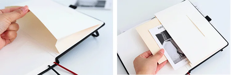 Квадратная твердая обложка A5 сетка эластичная лента Bujo Bullet notebook Journal