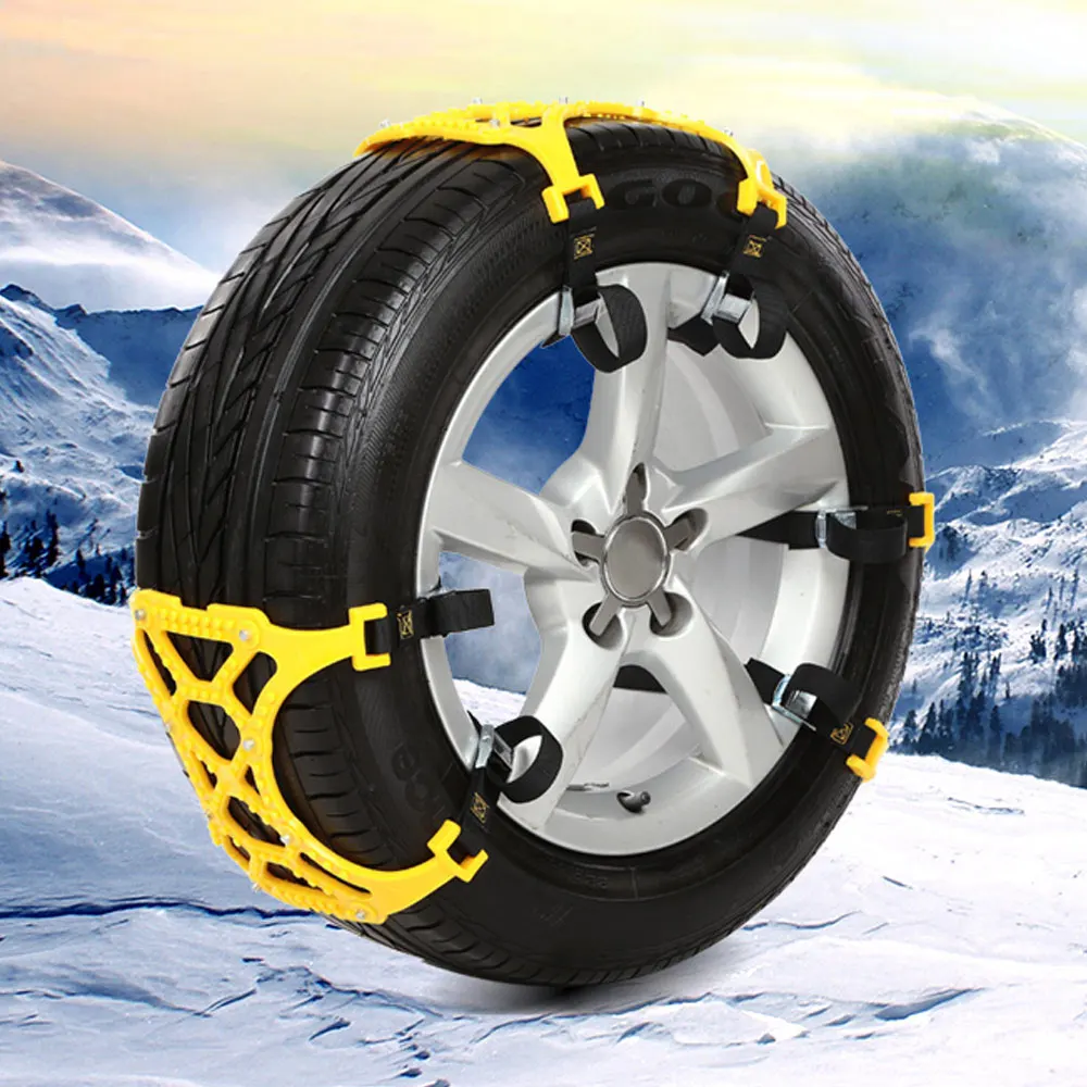 

FLY5D 3pcs Winter Truck Car Snow Chain Mud Tires Traction Mat Universal Automobile Strap Truck Auto Accessories