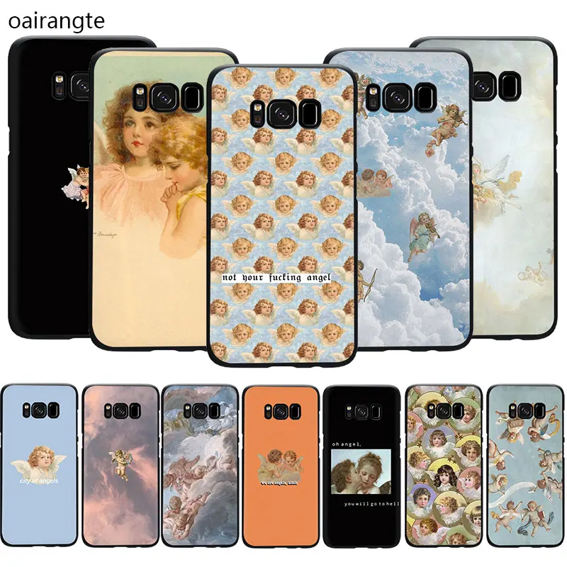 Renaissance angels Novelty Fundas Soft Phone Cover Case For Samsung Galaxy M10 20 30 S6 7 Edge S8 9 10 Plus Note 10 8 9