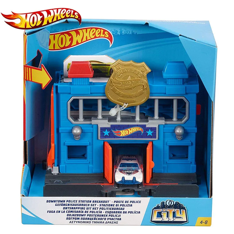 FRH33 HotWheels автомобиль трек игрушка 4 вида конструкций станция тема литья под давлением супер горячий автомобиль подключения трек дом FRH28 для детей подарок на день рождения - Цвет: FRH33