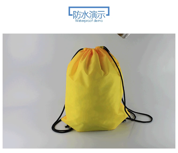 Водонепроницаемый молния Спортивная Фитнес сумка складной рюкзак Drawstring торговый карман Пеший Туризм Кемпинг Сумка пляжный купальник для плавания