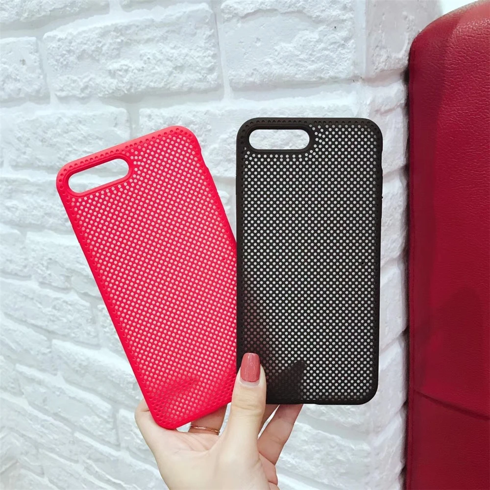 Official Heat Dissipation Liquid Silicone Case For iPhone 7 8 Plus X 5 SE 6 6S Samsung Galaxy Note S8 S9 S10 |