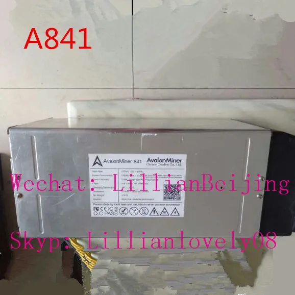 Шахтер Avalon 841 13T SHA256 ASIC BTC Биткоин Шахтерская машина A841 13TH/s с блоком питания |