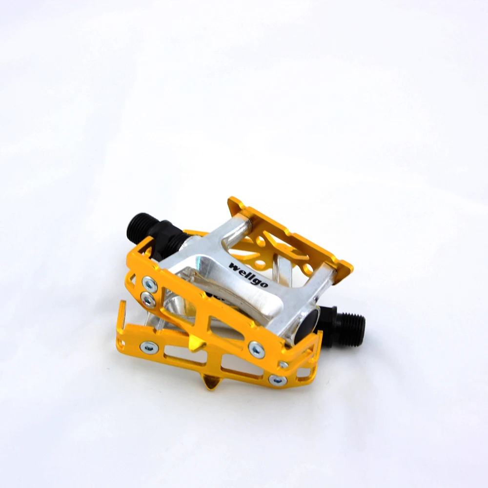 Wellgo R025/R025B самая дешевая герметичная педаль для шоссейного велосипеда с подшипником/Цветные педали с фиксированной передачей