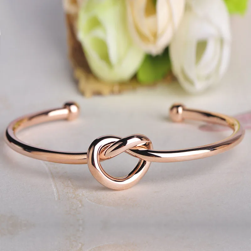 Мужские и женские браслеты FUNMOR простые медные с узелком на запястье цвета