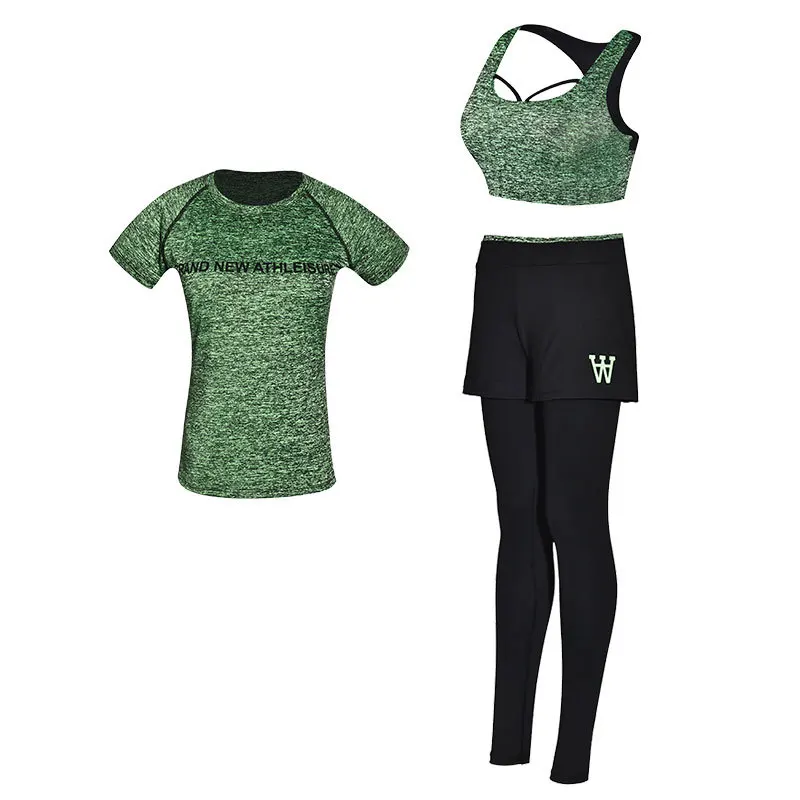 2018 plus size xxl tracksuit sport wear Compression Running Set Women Mujer 3 piece set Fitness Yoga suit | Спорт и развлечения