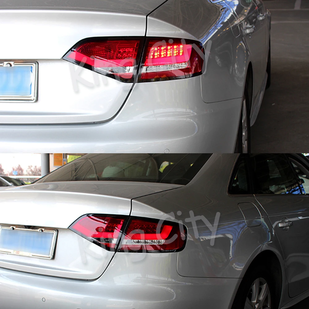 Capqx 4 шт./компл. для Audi A4L 2009-2012 светодиодный задний фонарь задний блок освещения тормозной фонарь стоп Praking Поворотная сигнальная лампа