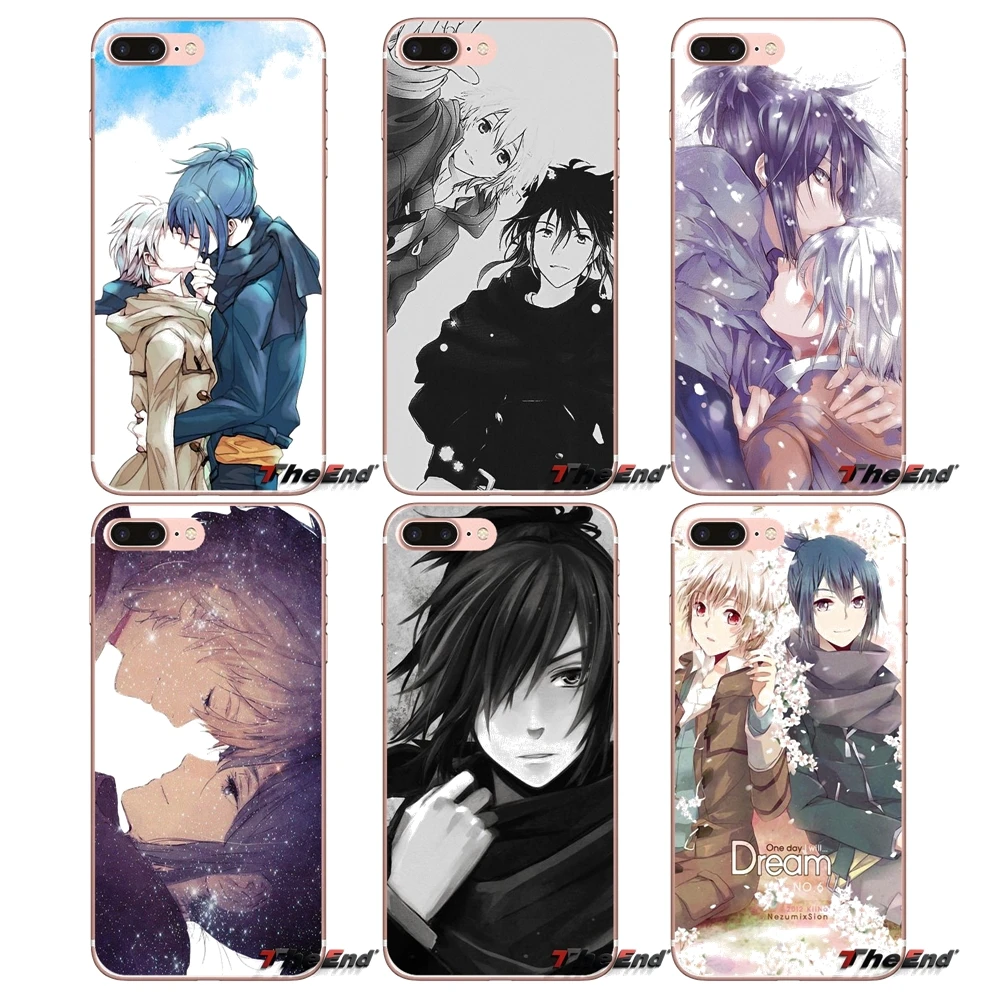 NO.6 Nezumi x Shion NezuShi Gown для HTC U11 One M7 M8 A9 M10 E9 Desire 630 530 626 628 816 820 Motorola G G2 G3 мягкие