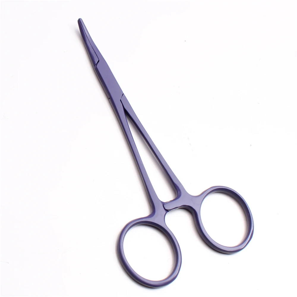 Пинцет гемостатический из нержавеющей стали с изогнутой головкой 5