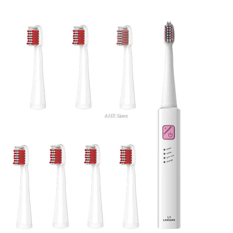 Новые Pro U1 ультра Sonic Электрические зубные щётки Беспроводной 8 шт. замена головки