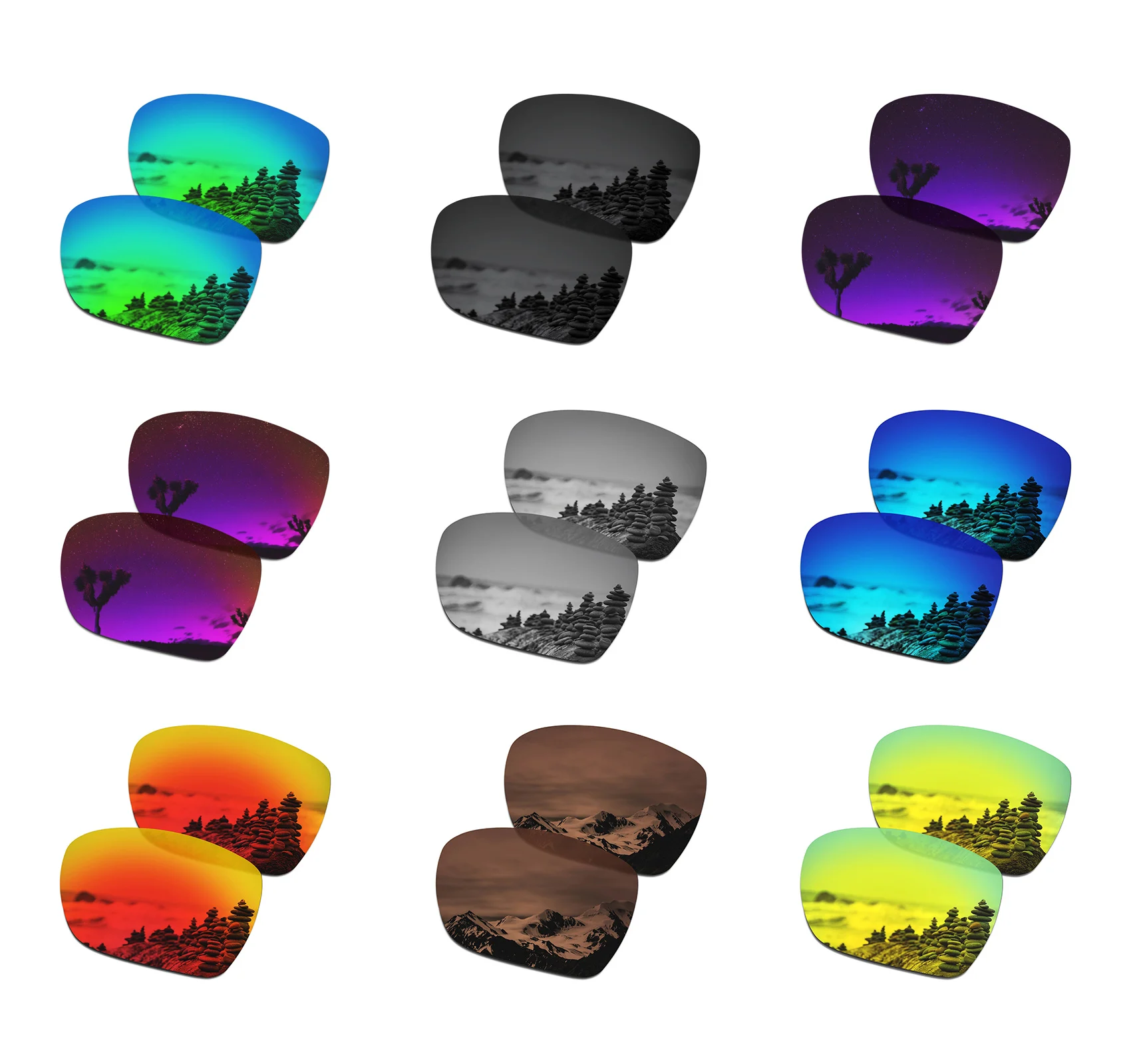 Поляризованные Сменные линзы SmartVLT для солнцезащитных очков Oakley-несколько вариантов