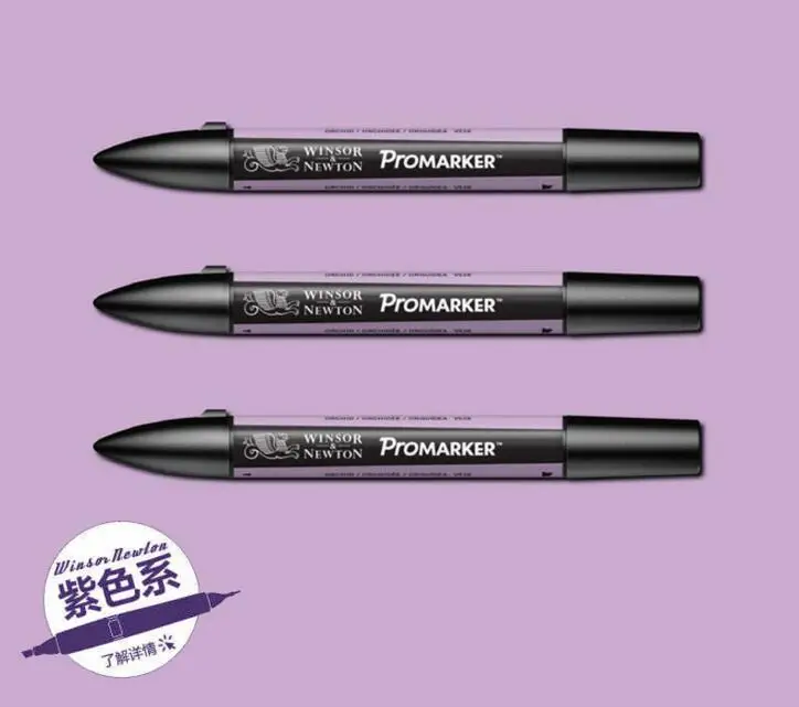Графический маркер Winsor &amp Newton ProMarker с двумя наконечниками фиолетовый цвет |