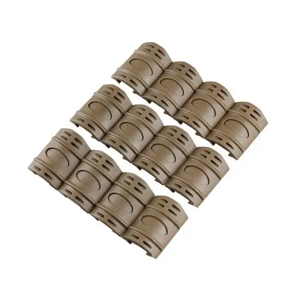 12 сткс Тактический Вивер/Пикатинни резиновый Handguard Quad Rail Чехлы черный|Аксессуары