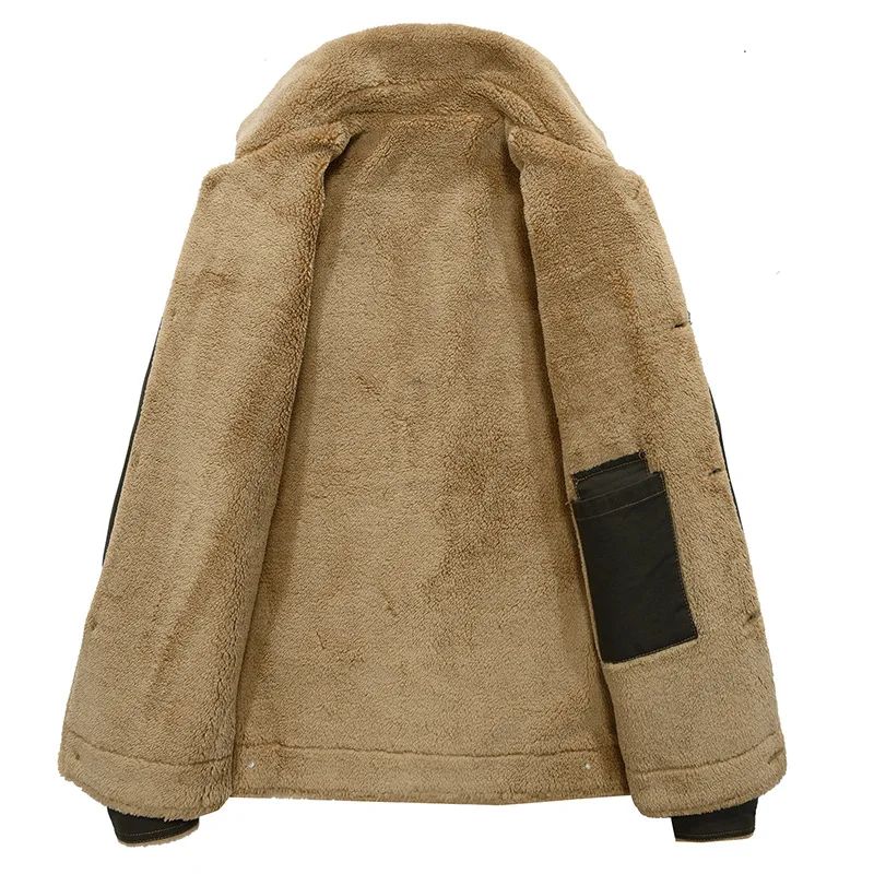 New Winter Thick Coat Men's Cotton Warm Cold Short Jacket Large Size Loose Lapel Quality Fashion Casual M-4XL | Мужская одежда