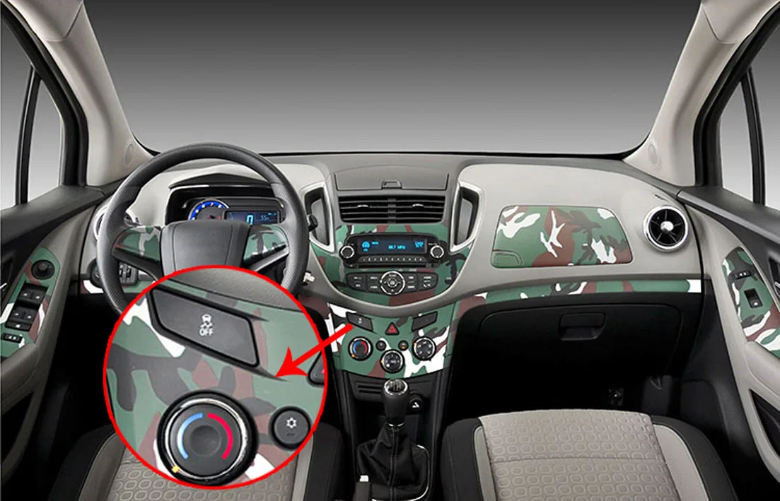 Наклейки для Chevrolet TRAX 2014 2016 декоративная отделка интерьера|Лепнина интерьера| |